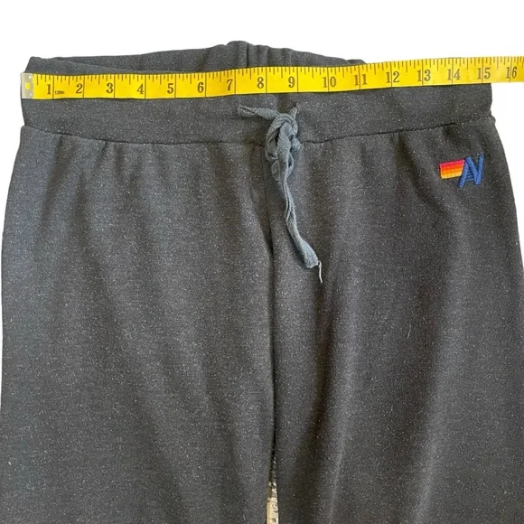 Aviator Nation Dark Grey Rainbow Prism Jogger Size M - Picture 7 of 11